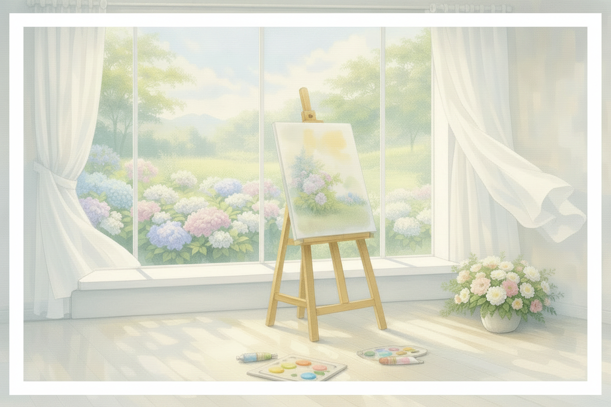 Beautiful flower garden