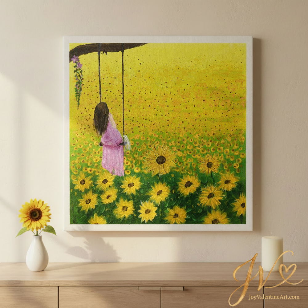Sunflowers acrylic painting