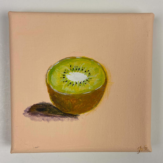 Mini Painting Kiwi original acrylic painting unframed by Joy Valentine